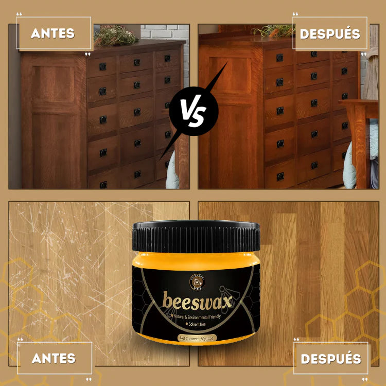 CERA RESTAURADOR DE MADERA BEEWAX + ENVÍO GRATIS