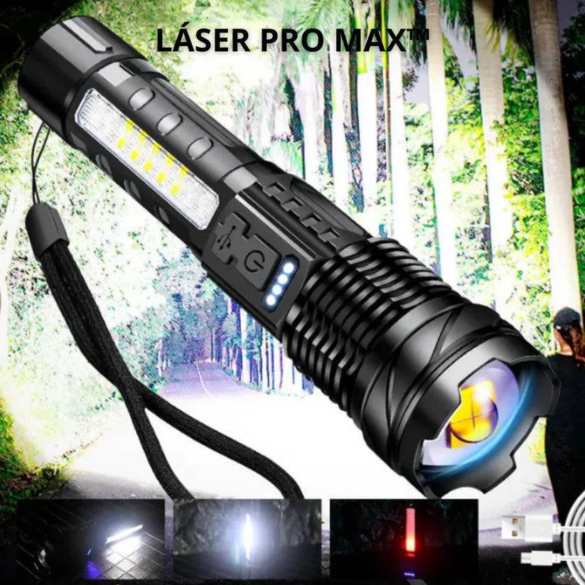 2x1 LÁSER PRO MAX™ | LA LINTERNA MÁS POTENTE + 2 ESTUCHES DE REGALO