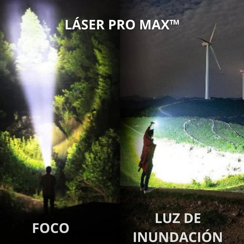 2x1 LÁSER PRO MAX™ | LA LINTERNA MÁS POTENTE + 2 ESTUCHES DE REGALO