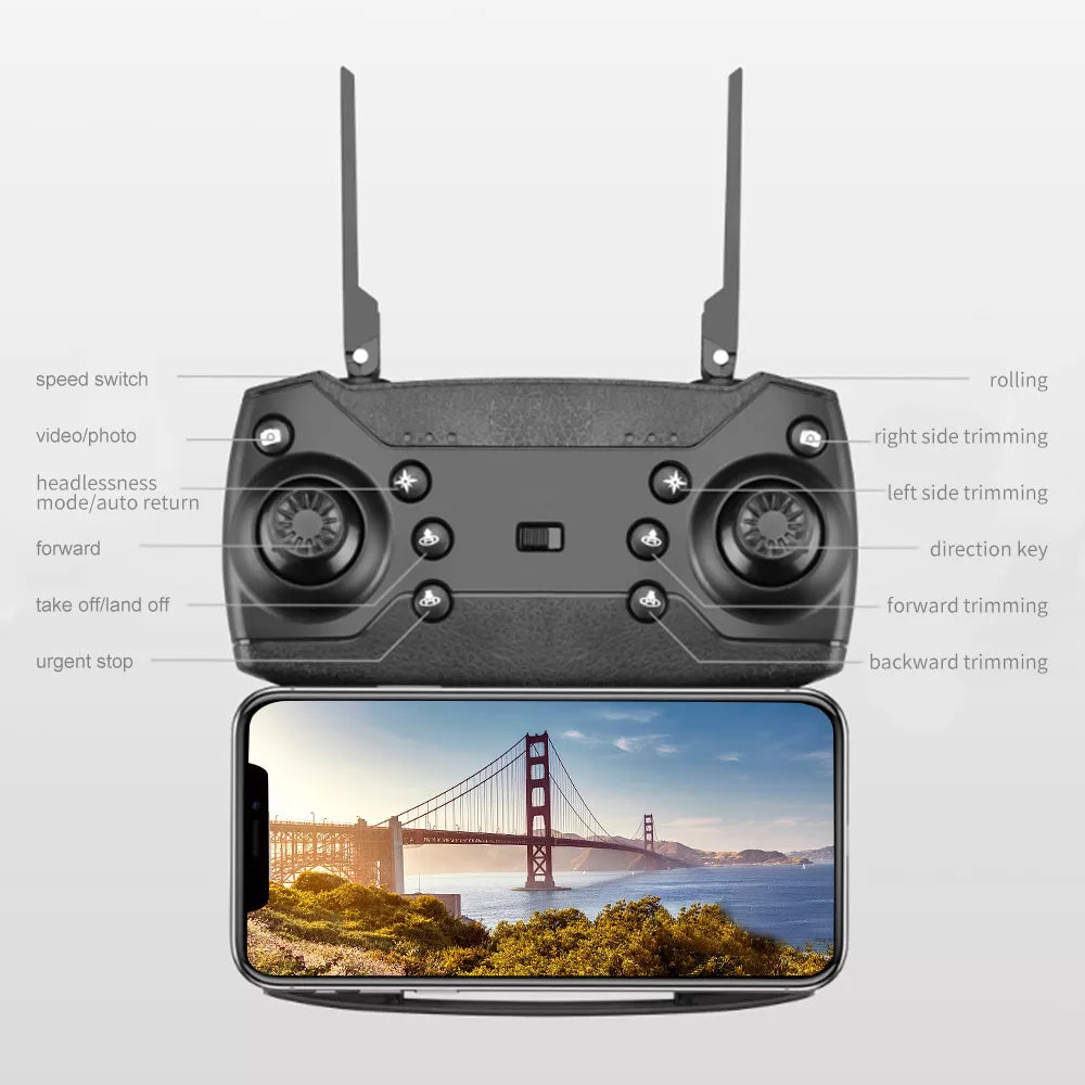 🔥SUPER OFERTA 40% 🔥 🚁DRONE WIFI CON CAMARA 4K🚁