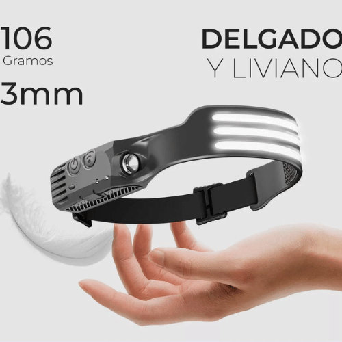 🔥OFERTA RELAMPAGO 40%DE DESCUENTO🔥🔦LINTERNA FRONTAL RECARGABLE🔦